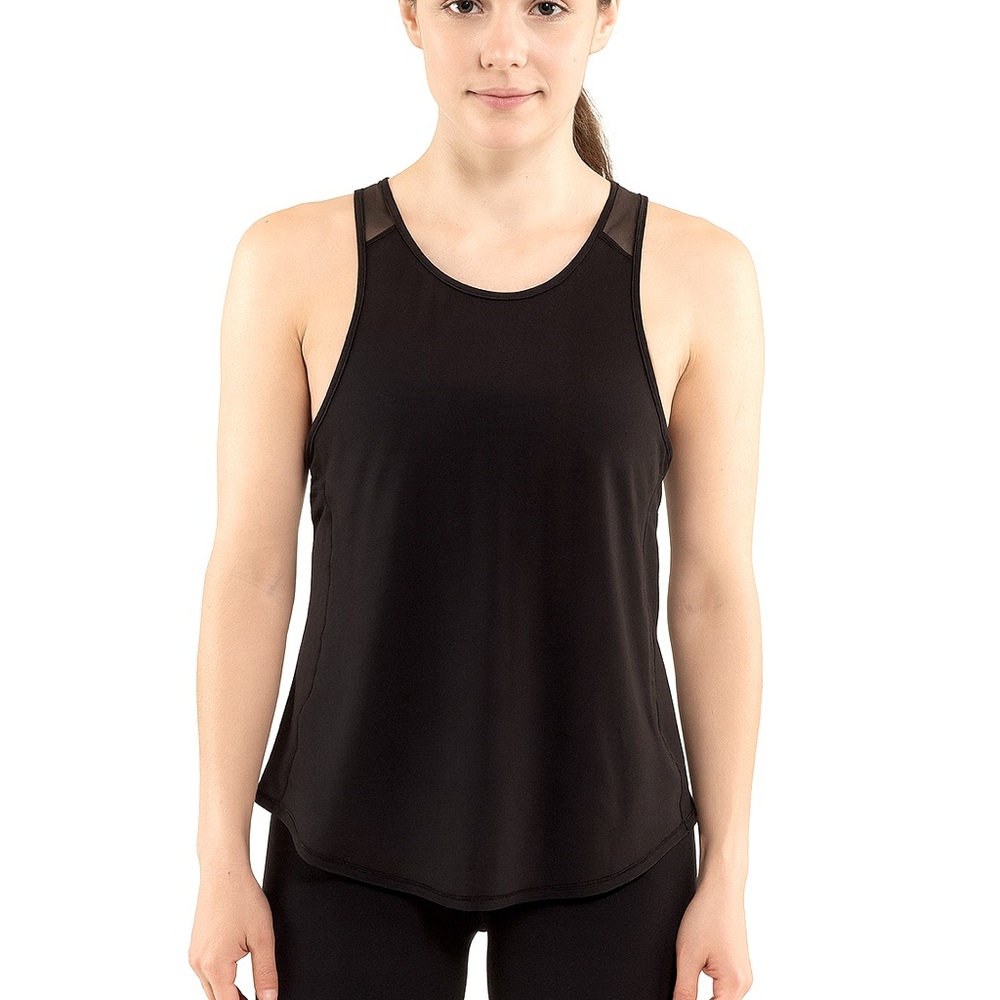 Lululemon Black Mesh‎ Tank Top, Size Small